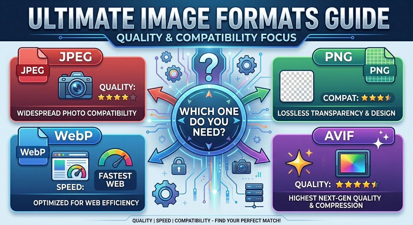 The Ultimate Guide to Digital Image Formats: Navigating Quality, Speed, and Compatibility