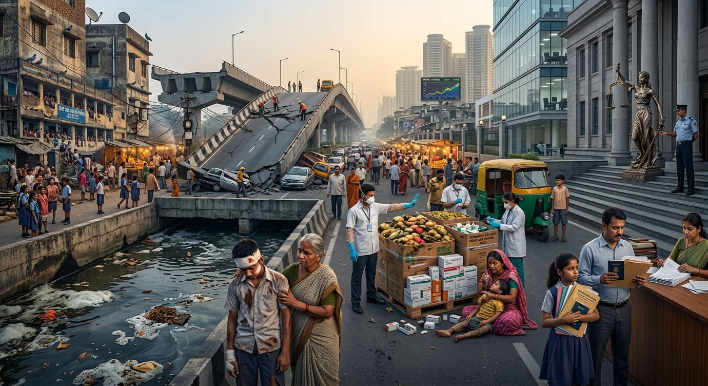 Beyond the GDP: The Reality of India's Systemic Failures